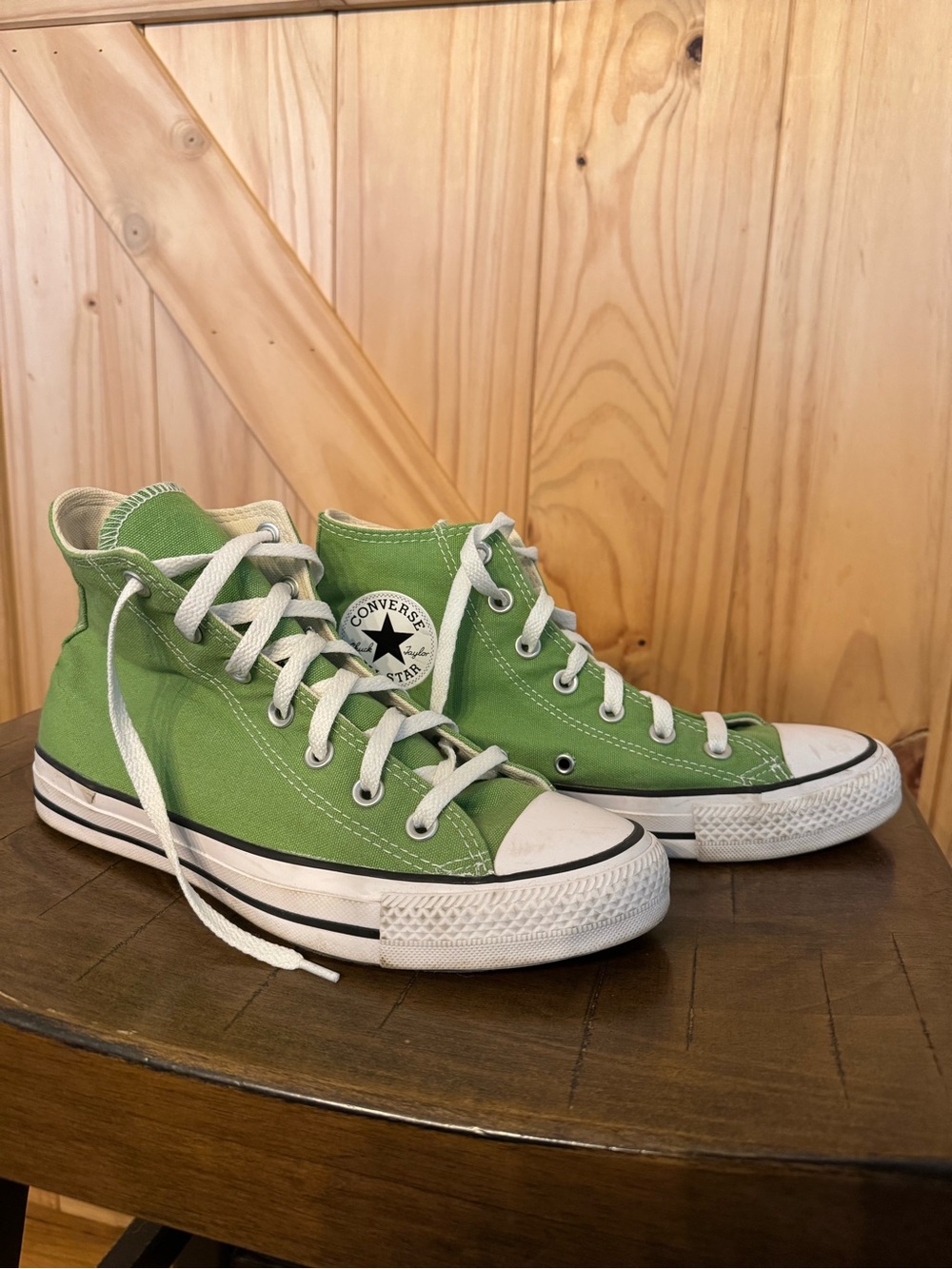 Converse High Top Sneakers - Lime Green